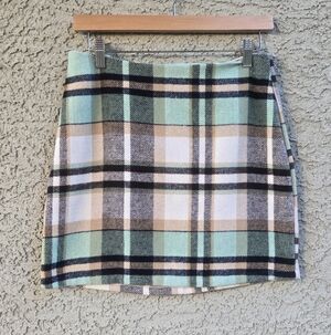 Noisy May Plaid Mini Skirt